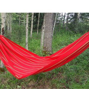 Red Hammock, Summer Boho Decor